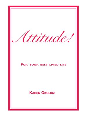 cover image of Attitude! For Your Best Lived Life